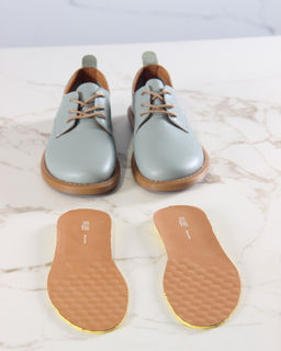 Туфли 181.ОКСЕbr.Лион авокадо+коричневый