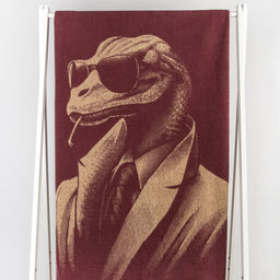 6с102.411ж1 Змей-007(слива1) Полотенце махровое 67х150см