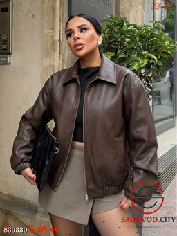 Кожаная куртка весенняя