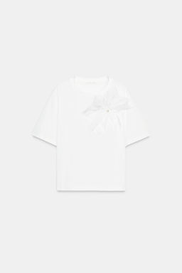 VOLUMINOUS FLORAL T-SHIRT - Zara фото 13