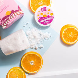 Family Forever Organic Boom Скраб-сода для лица "Винный апельсинный" 200г