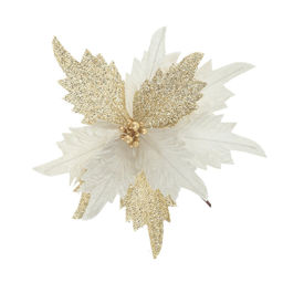 Цветок искусственный "Пуансеттия", L29 W29 H33,5 см