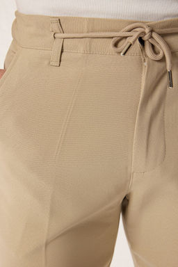 TRENDYOL MAN Siyah Slim Fit Beli Baglama Detayl? Lastikli Kumas Dokuma Pantolon TMNAW25PL00027 - Trendyolmilla фото 4