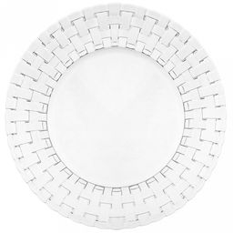 Тарелка мелкая стеклянная Ротанг д170мм, h19мм, Дели Гласс (Deli Glass) (Китай)