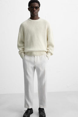 LINEN TROUSERS - Zara фото 15