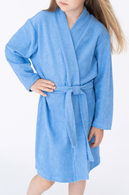 Халат детский голубой