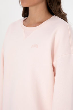 Kad_n A__k Pembe _ardonlu Bisiklet Yaka Basic Sweatsh_rt - U.s. polo assn фото 7