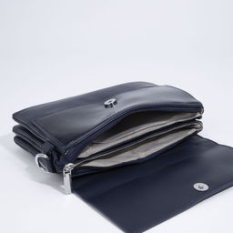 Сумка-мессенджер на молнии, цвет синий - Simaland фото 7