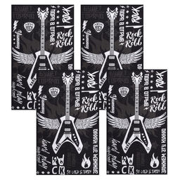 Набор кухонных полотенец Доляна Les't rock, 35х60 см - 4 шт, 100% хл  фото 2