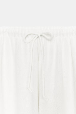 PANTAL?N R?STICO WIDE LEG / Crudo - Zara фото 8