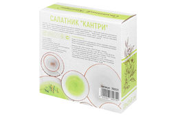 Салатник 23*23*9 см 2,2 л Кантри зеленый - Elan gallery фото 10