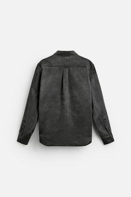 WAXED OVERSHIRT - LIMITED EDITION - Zara фото 9