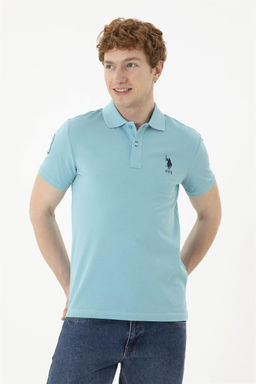 Футболка U.S. Polo Assn базовая мятная хлопок