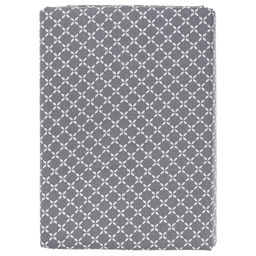 Простыня 1,5 спальная "Вестерн" серый 150х215см, бязь "Комфорт" 121г/м2, хлопок 100%, упаковка "классическая" ПВХ 28х41см, "Домашняя мода" (Россия)