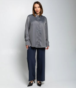 Рубашка #ОКТ085005, серый