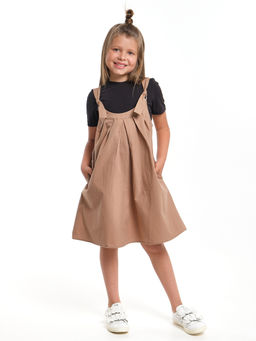 Комплект для девочки UD 7945/7946 черный/коричневый - Mini maxi фото 4