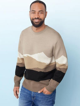 Мужской вязаный свитер LIVERGY