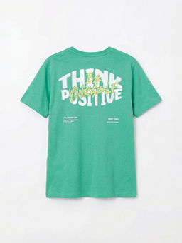 Bisiklet Yaka Bask?l? Erkek ?ocuk ?ortlu Pijama Tak?m?