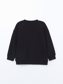 Bisiklet Yaka Uzun Kollu Bask?l? Erkek Bebek Sweatshirt - Waikiki фото 2