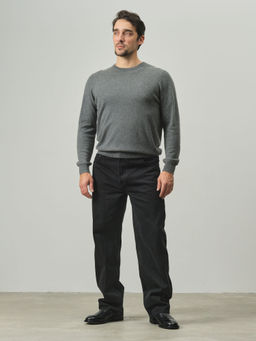 Джемпер из кашемира мужской KM040800-E серый