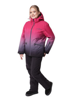 Костюм VKB-0551 Малиново-серый - Snow headquarter фото 2