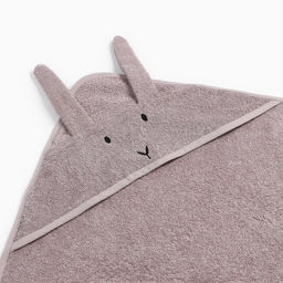 Набор Крошка Я (полотенце-уголок, рукавица, нагрудник), розовый, 100% хл, 360 гр/м2  фото 3