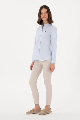 Kad_n A__k Mavi Uzun Kollu Basic G_mlek Sepette S_rpriz _ndirim - U.s. polo assn фото 4