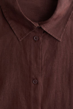 Camisa playera de lino - H&m фото 9
