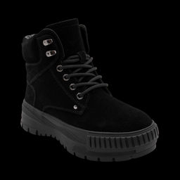 Ботинки из натуральной кожи на меху 88301-1 черные