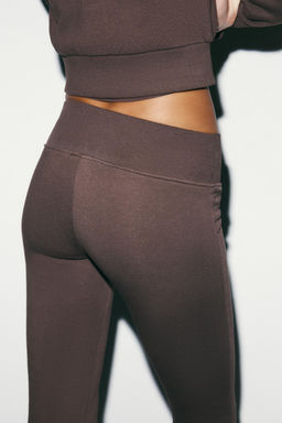 FLARE FLEECE TROUSERS - Zara фото 14