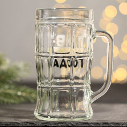 Кружка пивная стеклянная Дорого внимание «Пив-нового года», 500 мл