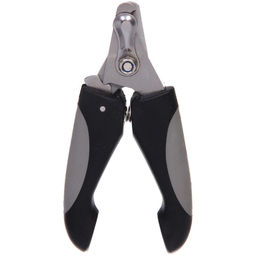 Цена за 2 шт. Когтерез для животных "ПРЕМИУМ - МОЙ БРО", прорезиненная ручка, цвет серый/черный, 5.5*12.5см