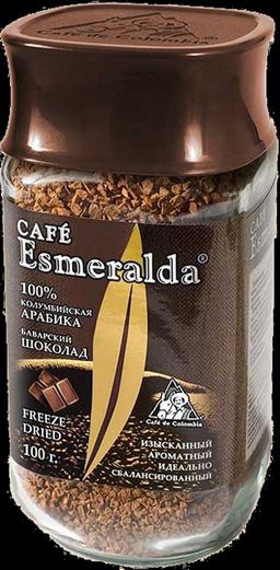 Cafe Esmeralda. Баварский шоколад 100 гр. стекл.банка