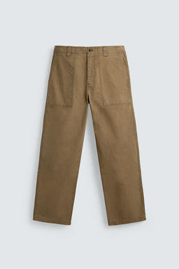 FADED STRAIGHT-LEG TROUSERS - Zara фото 15