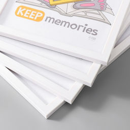 Набор фоторамок для фото 21×30 см Keep memories «Формат», 4 шт., белый, (пластиковый экран)