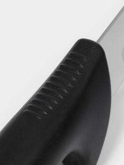 Нож кухонный слайсер Sharp, лезвие 30.5 см, нержавеющая сталь, чёрная ручка