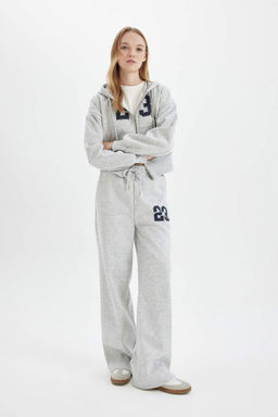 Крутой кардиган из плотной ткани с капюшоном и принтом оверсайз - Defacto фото 2