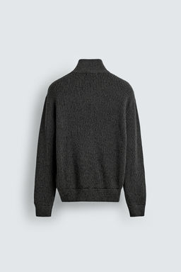 TWISTED YARN JACKET WITH ZIP - Zara фото 8