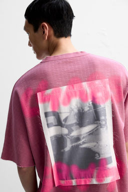 KNIT T-SHIRT WITH PATCH - Zara фото 5