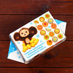 Цена за 5 шт. Подарочная коробка Чебурашка, Конфета малая , 9 х 5,8 х 12,8 см - Simaland фото 4