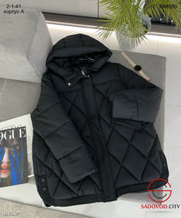 Женская стёганная куртка с капюшоном - Bruno фото 2