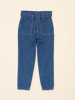 Beli Lastikli Basic K?z ?ocuk Jean Pantolon - Waikiki фото 2