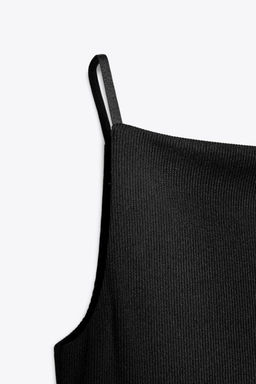 RIB TOP WITH POLYAMIDE STRAPS - Zara фото 22