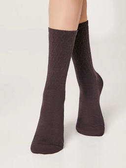 Носки жен. ACTIVE 24С-73СП (удлиненные) (72/6) - 620 шоколадный