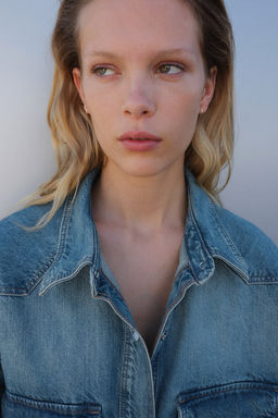 Camisa denim oversize - H&m фото 3