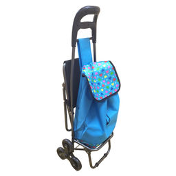 Сумка-тележка хозяйственная 20кг с сиденьем (цвет в ассорт.) NA1017