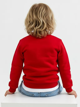 Кардиган на пуговицах 22-0749 красный - Mini maxi фото 6