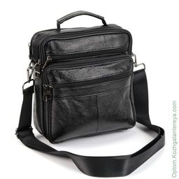 Мужская кожаная сумка 8101 Блек