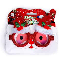 Цена за 2 шт. Карнавальные очки Новогодний колпак - Страна карнавалия фото 2