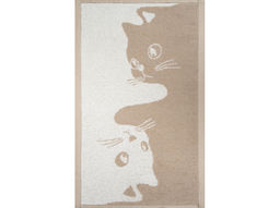 Полотенце махровое 1с105.513ж2 Инь-ян-коты(лен3) 50х30 см